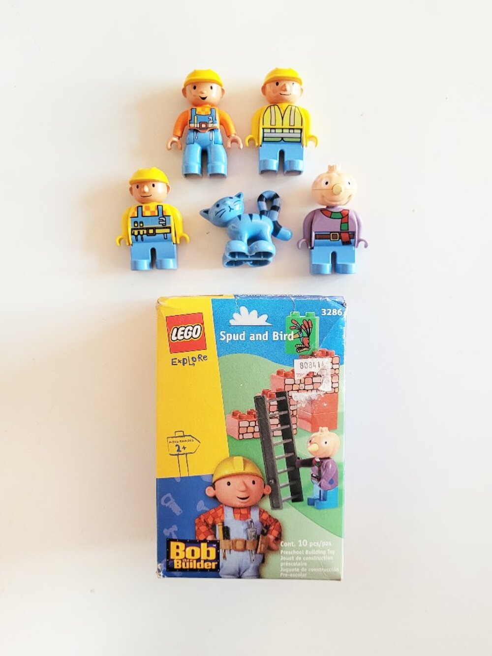 Vintage Lego Duplo Bob the Builder Figure Lot